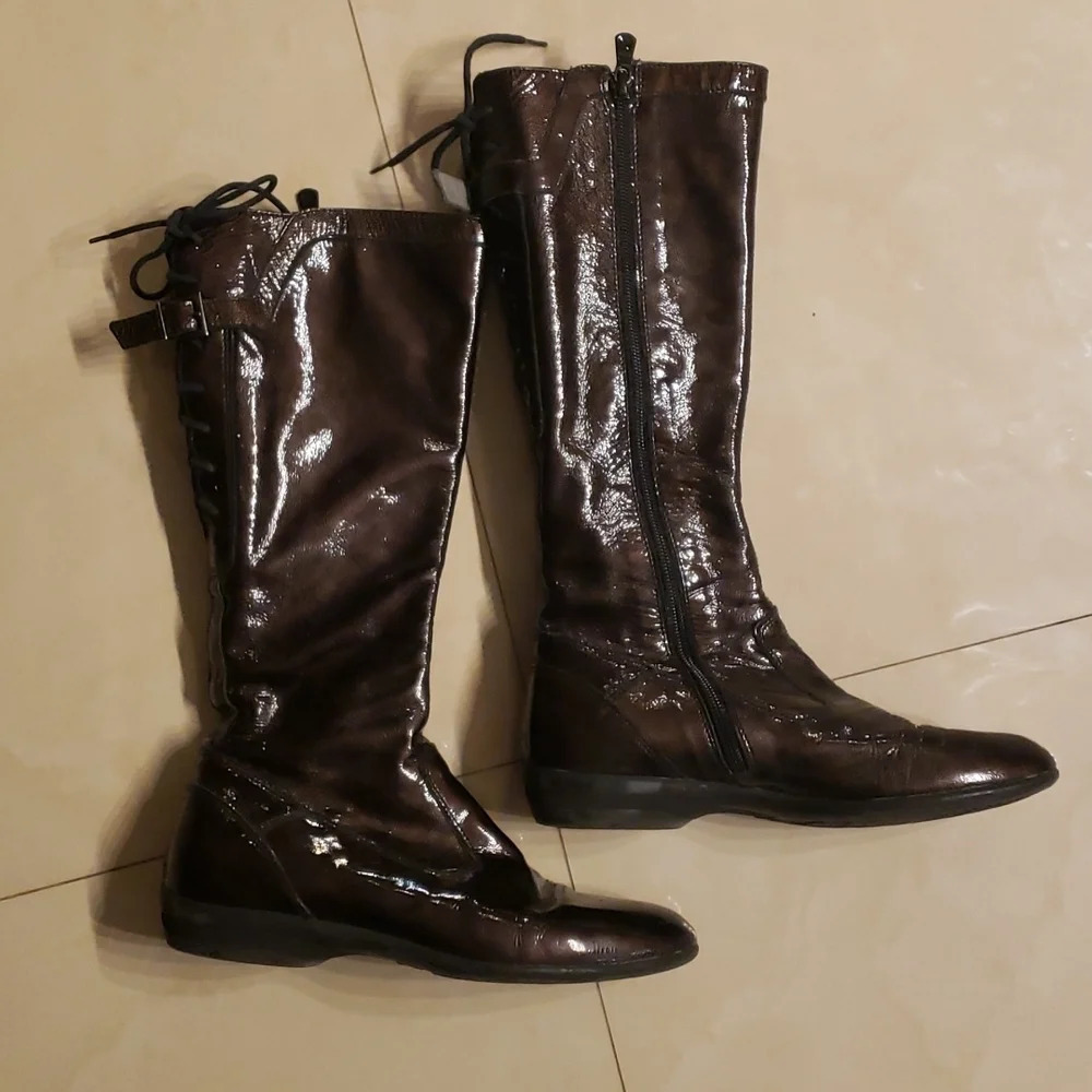 Nero Giardini Leather Boots Size 6.5